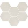 Мозаика Italon Continuum 620110000186 Polar Mosaico Hexagon 25x29