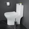 Унитаз-моноблок BelBagno Lounge BB8618CPR-MN/SC безободковый, с сиденьем микролифт, белый фото 7