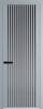 Межкомнатная дверь Profil Doors 3 AGP цвет профиля Серебро, стекло безопасное 6 мм тонированное матовое 700x2000