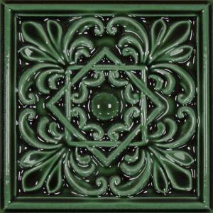 Декор Cevica Plus Classic 1 Esmeralda (Craquele) 15x15