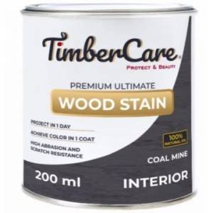 Тонирующее масло TimberCare Wood Stain Угольная шахта/Coal mine 0.2 л