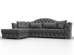 Диван угловой Лига Диванов Артис 128041L Серый