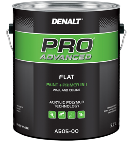Латексная краска Denalt Pro Advanced глубокоматовая белая 0.45 л