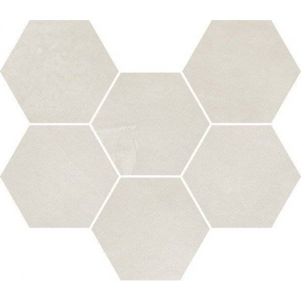 Мозаика Italon Continuum 620110000186 Polar Mosaico Hexagon 25x29