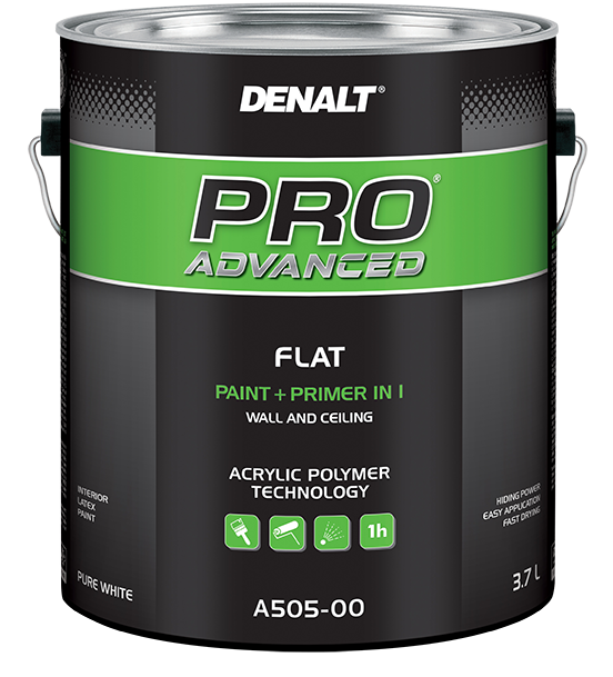 Латексная краска Denalt Pro Advanced глубокоматовая белая 0.45 л