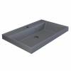 Раковина Uperwood Classic Quartz 291030004 серая матовая, бетон, 70x45