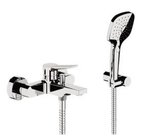 Смеситель для ванны Remer Slash & Dot SL02 хром