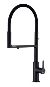 Смеситель для кухни Paulmark Tornado To213402-AN с гибким изливом, антрацит