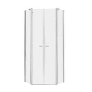 Душевое ограждение NEW TRENDY NEW SOLEO  90x90x195 K-0610 (хром)