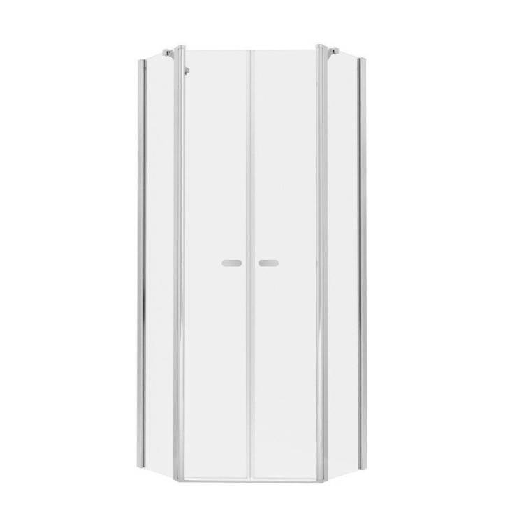 Душевое ограждение NEW TRENDY NEW SOLEO  90x90x195 K-0610 (хром)