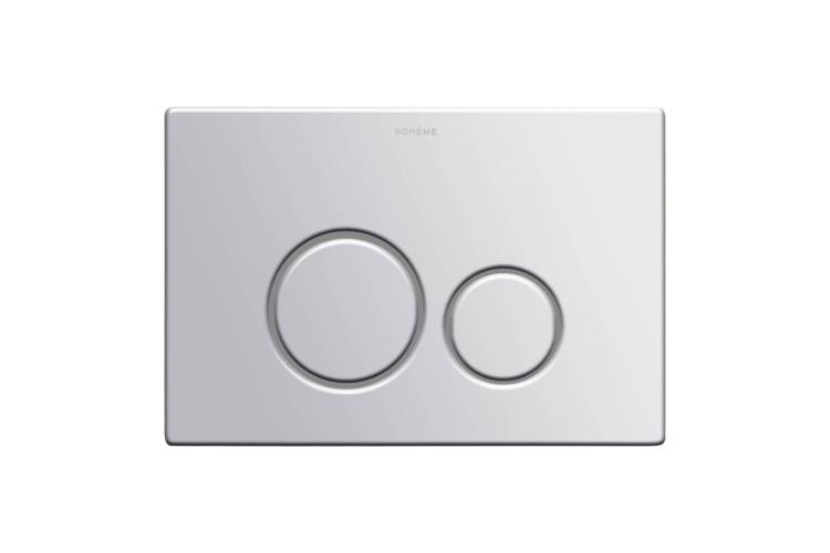 Кнопка смыва Boheme 649-CR ультраплоская, Chrome