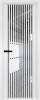 Межкомнатная дверь Profil Doors 3 AGP цвет профиля Вайт, стекло безопасное 6 мм зеркало 700x2000