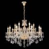 Подвесная люстра Crystal Lux MONICA SP10+5 GOLD фото 2