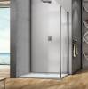 Боковая стенка Good Door Spiri SP-80-C-CH СП00015 профиль глянцевый хром, стекло прозрачное, 80x190 фото 3