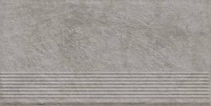 Ступень Paradyz Carrizo Grey Stopnica Prosta Struktura Mat 30x60