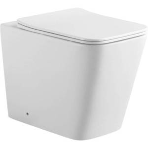 Унитаз приставной Aquanet Tavr 2.0 F безободковый, с крышкой-сиденьем микролифт