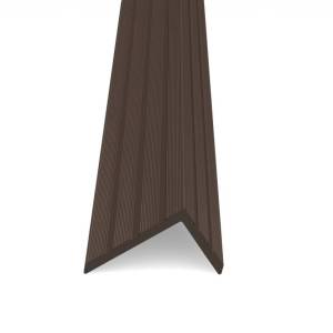 Уголок Lecole ДПК декоративный Wide Горький шоколад 4000x60x40