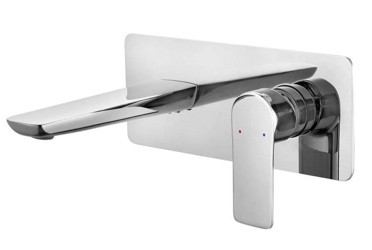 Смеситель для раковины Berges Wasserhaus Ventas 76005 скрытого монтажа, совместный, хром глянцевый