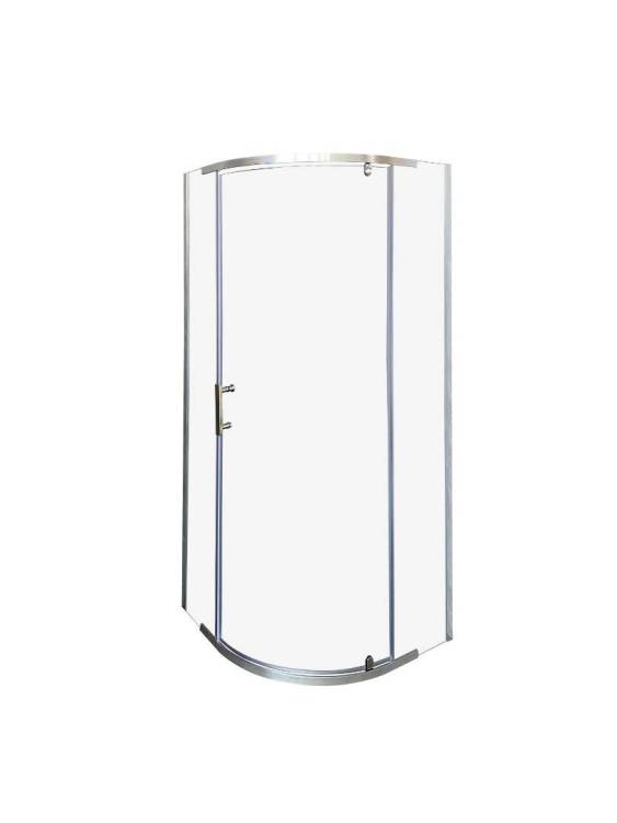 Душевой уголок Cerutti Spa CT9220 хромированный алюминий, прозрачное стекло