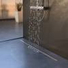 Душевой лоток Veconi Slim Line 500 V500SL с решеткой, хром матовый