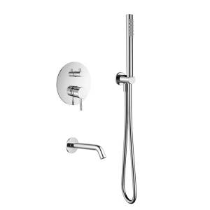 Душевой комплект AQUAme AQM8406CR хром