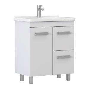 Тумба под раковину Vigo Nova 700-1-2 tn.NOV.MIR.70.1D.2Y белый, для раковины Миранда (распродажа)