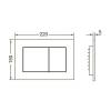Комплект Tece TC412003480 Инсталляция для унитаза Tece + Унитаз подвесной beWash Minimal безободковый, с сиденьем микролифт, белый глянец фото 7