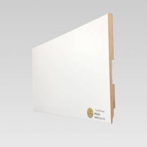 Плинтус МДФ TeckWood Белый Роял 2150x140x16