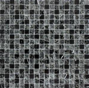 Мозаика Q-stones Камень+стекло QSG-028-15/8 30.5x30.5