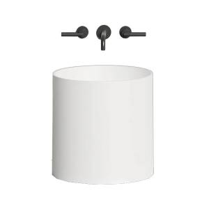 Раковина Salini Armonia 130118G 45 см, белая глянцевая