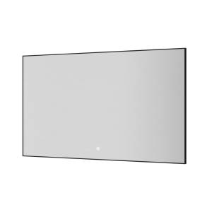 Зеркало Armadi Art 543-120-B с подсветкой, антизапотевание, Black, 120x70 см