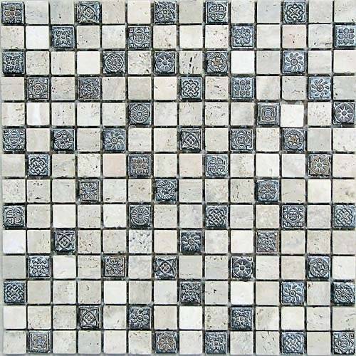 Мозаика Bonaparte Milan-1 из натурального камня (2x2) 30.5x30.5