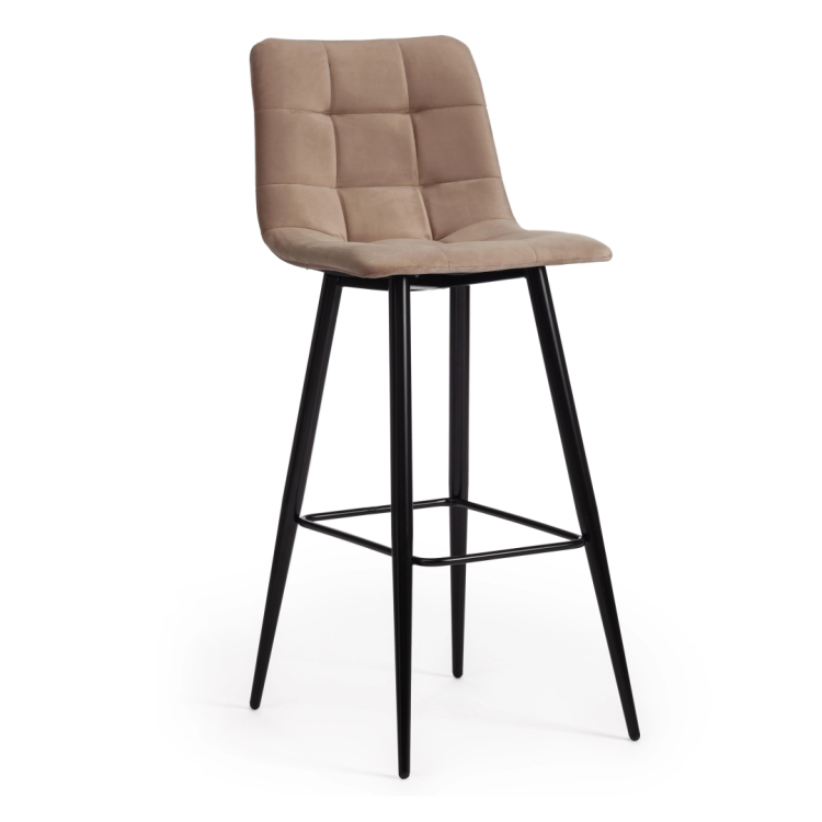 Стул барный Tetchair Chilly (mod.7095б) 19637 бежевый, черный