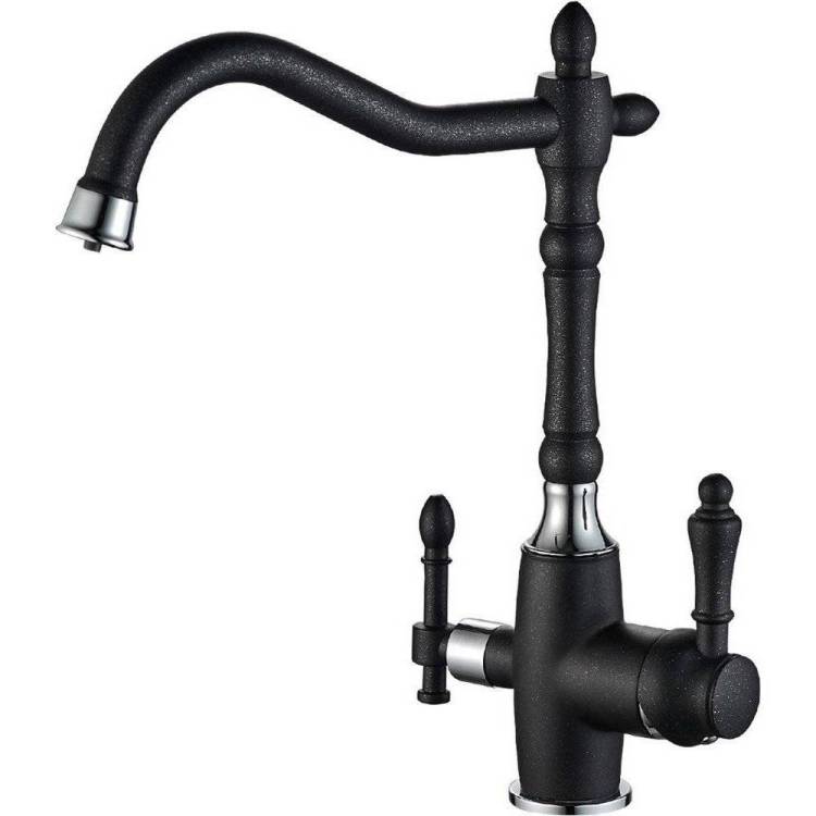 Смеситель для кухни Zorg Steel Hammer SH 812 Black Cr