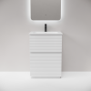 Тумба с раковиной Sancos Folk Floor напольная, 60x45x87, c двумя ящиками оснащенными доводчиками, Bianco фото 5