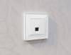 Лицевая панель для компьютерной/телефонной розетки RJ-45/RJ-11 Ambrella Volt Alfa AP1120 фото 2