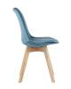 Набор из 4 стульев Stool Group Frankfurt Y863 velvet dark blue X4 синий фото 8