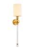 Бра Crystal Lux Mirabella Ap1 Gold/White фото 5