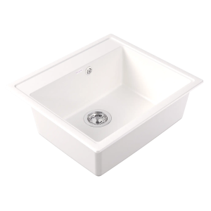 Мойка кухонная Dr.gans Ника 570 25.070.D0570.401 белый, 57x51