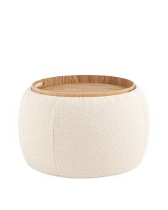 Пуф Stool Group Люкке 20B608BCB-1A бежевый с ящиком
