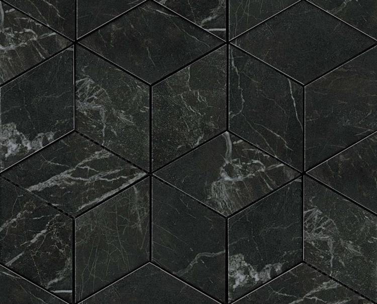 Декор Atlas Concorde Marvel Pro ADVP Noir St. Laurent Mos. Esagono Lapp. 30x35