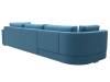 Диван угловой Лига Диванов Лига-026 123480L амур голубой, левый угол фото 6