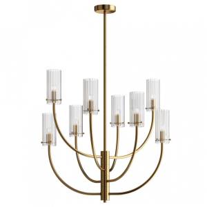 Подвесная люстра Maytoni Arco MOD223PL-08BS Латунь