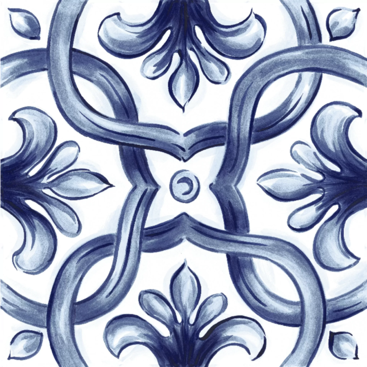 Декор Ragno Amuri RC8H Decoro Maiolica Tappeto 2 Glossy RT 20х20