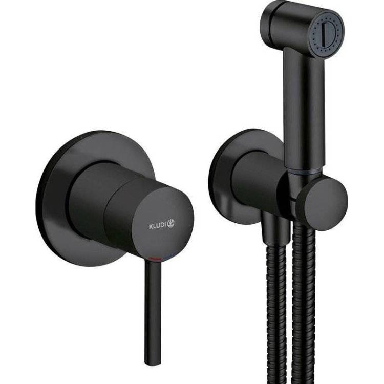 Гигиенический душ Kludi Bozz 389983976 со смесителем, с внутренней частью