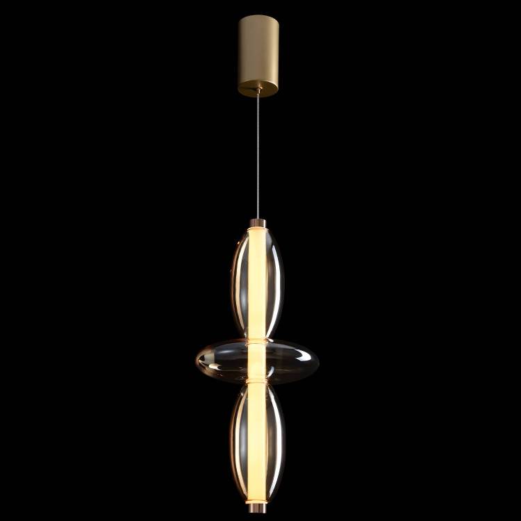 Светильник подвесной Crystal Lux Quasar QUASAR SP14W LED AMBER
