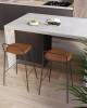 Набор из 4 барных стульев Stool Group Mantis 9083T brown X4 коричневый, экокожа фото 3