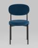 Набор из 4 стульев Stool Group Бриф SN AV 477-C78-9005-K X4 синий, велюр фото 3