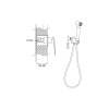 Гигиенический душ Rose R1305 со смесителем, хром фото 2
