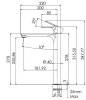 Смеситель для раковины Remer Energy EY11LBO белый матовый фото 2